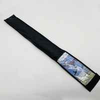 Cerf-volant répulsif pour oiseaux en tissu polyester noir, grand modèle, sans perche, vente chaude