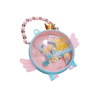 Boîte cadeau princesse ailes d'ange, collier pendentif en résine fait main, dessin animé mignon, pince à cheveux BB, cadeau pour petite fille <span class=keywords><strong>de</strong></span> <span class=keywords><strong>3</strong></span> à 7 ans - Product Image 5
