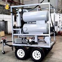 Équipement de filtration d'huile isolante de type remorque pour utilisation en sous-station extérieure