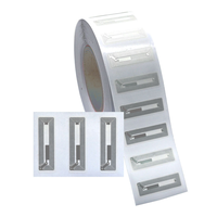 Étiquette RFID NFC HF 13,56 MHz ISO 14443A en rouleau, mini autocollant en plastique PET pour entreprise, logo personnalisé, fourni par l'usine