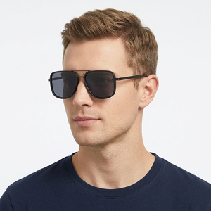 Lunettes de soleil tendance RTS avec protection UV400, monture métallique pleine, verres PC, légères (33g), pour usage extérieur, hommes et femmes, 2026 - Product Image 3