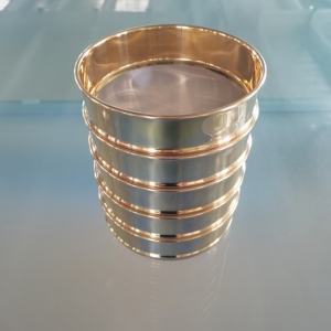 ASTM Brass Test Sieve for Soil Sand Fine <b>Aggregate</b> Standard Laboratory Test Sieve - Product Image 2