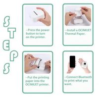 Printer Termal Mini Portabel X5 Imprimante Thermique Impresora Porttil Smartphone Mini Printer