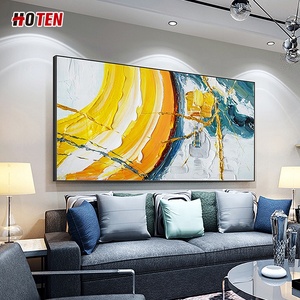 Arte creativa della personalità del dipinto a mano murale nordico moderno astratto dipinto a olio per il soggiorno tela decorazione scenario - Product Image 4