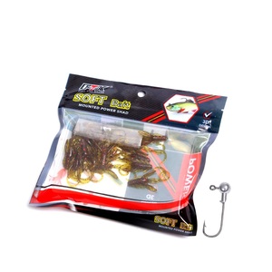 Vente d'usine 20 pièces/sac 0,9G/4CM 8 couleurs Leurre de pêche souple en plastique pour carpe, Leurre souple type larve - Product Image 2