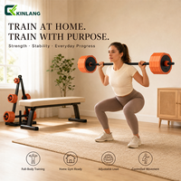Ensemble d'haltères et de barres de musculation portables pour hommes avec barre de développé couché pour la pratique de la musculation à domicile ou en salle de sport