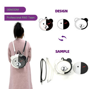 Insérer dessin animé privé personnalisé clair étudiant fille PVC broche affichage fenêtre Ita sac à dos - Product Image 6