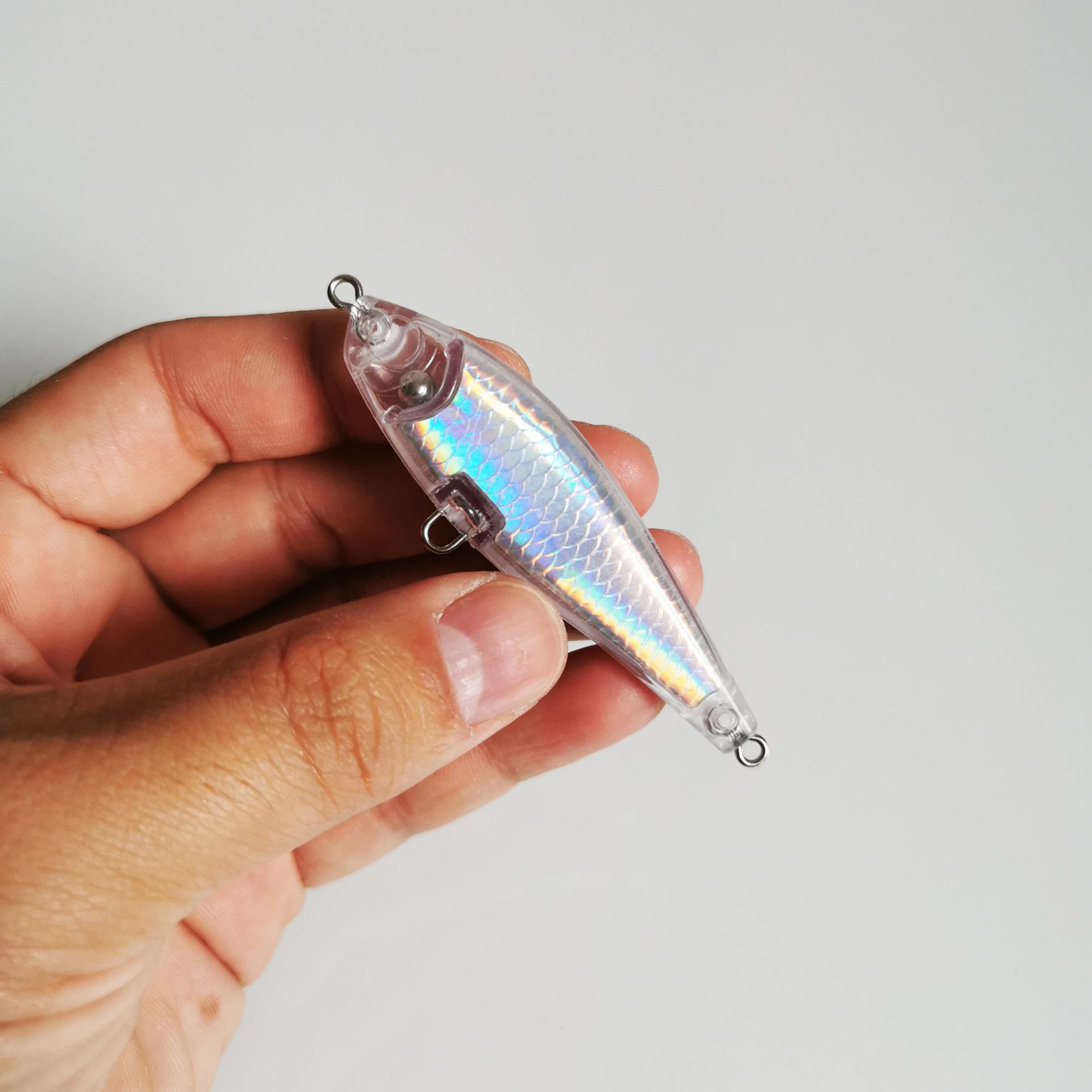 clear plastic fishing lure bodies Free Fisher: Unpainted Lures Design your own lures with the Rapala X Top Right LB105 Lure Bodies
