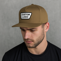 Gorras de Béisbol Deportivas de 5 Paneles, Acrílicas, de Alto Rendimiento, Casuales, para Exteriores, con Visera Plana, Transpirables, Impermeables, con Cierre a Presión, Personalizables, al por Mayor