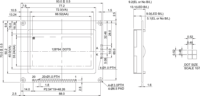 Wisetip Premium LCM Display-Modul VG128X64A Grafik-Display-Bildschirmmodul NT7107 Controller +5V zum Testen