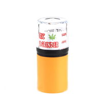 Broyeur à herbes manuel portable USB avec logo personnalisé 2024, écologique, briquet automatique en plastique coloré pour la vente en gros à prix réduit