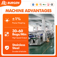 Machine automatique de poche de sac de maille hygiénique fiable pour l'ail oignons échalotes gingembre Shiitake champignons Film d'emballage haute