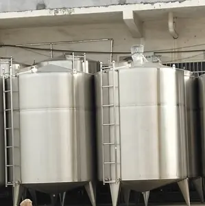 공장 직매 맞춤형 위생 스테인리스 교반기 우유 요구르트 와인 맥주 발효 액체 오일 연료 탱크