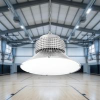 Éclairage LED anti-éblouissement sans ombre IP65 pour terrain de basket-ball, courts de badminton intérieurs, gymnases, angle de faisceau de 120°, éclairage suspendu 220V
