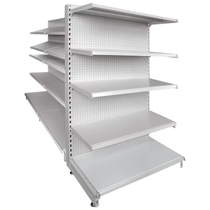 Cao cấp Nhà máy trực tiếp tùy chỉnh kim loại nhiệm vụ ánh sáng hai mặt siêu thị Rack hiển thị - Product Image 5