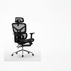 Chaise de bureau ergonomique en maille avec soutien lombaire, appui-tête 4D réglable, accoudoirs 6D et inclinaison à 145 degrés pour un confort optimal - Product Image 1