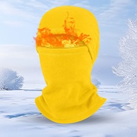 Masker Wajah Musim Dingin Heavy Duty, Fleece Tebal Lembut Nyaman, Cetak Digital, Olahraga Memancing, Berbagai Warna, Topi Balaclava