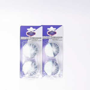 Bloque Limpiador y Desodorante para Inodoro, Ecológico, Sólido, Azul, 50g, para Uso en Cisternas - Product Image 1