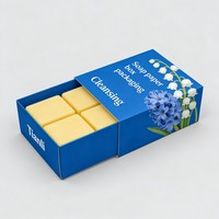 Cajas de Papel Blanco para Jabón con Diseño Personalizado de Impresión Digital, Precios Bajos, para Barras de Jabón, Venta al por Mayor