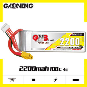 Batterie LiPo GaoNeng GNB 4S 2200mAh 14.8V 100C XT60 pour Drone RC UAV, haute performance de décharge, moule privé - Product Image 3
