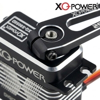 Moteur numérique sans noyau haute tension XQ-POWER XQS8035D 77g avec engrenage en acier inoxydable, boîtier en aluminium CNC, étanche IP67 pour robotique métallique