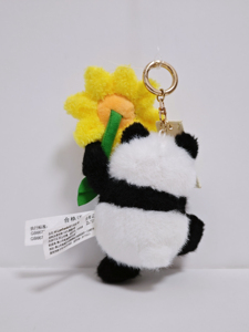 Llavero <span class=keywords><strong>de</strong></span> Peluche Personalizado <span class=keywords><strong>de</strong></span> Panda <span class=keywords><strong>de</strong></span> la Suerte <span class=keywords><strong>de</strong></span> 4 Pulgadas con Girasol, Relleno <span class=keywords><strong>de</strong></span> Algodón PP Ecológico, para Entrevistas y Exámenes - Product Image 4