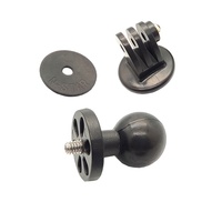 Adaptateur de conversion pour caméra d'action, support de trépied, fixation griffe porte-accessoire pour GoPro, adaptateur 1/4''-20 pour articulation à rotule