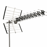 Antena TV Digital UHF Jangkauan Jauh WC-318B 470-862MHz, High Gain, Pemasangan Tiang, Tahan Cuaca