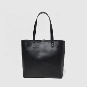 Özel etiket İngiliz retro tarzı toptan çanta kadınlar için el çantaları pürüzsüz bayanlar vegan pu alışveriş deri tote çanta