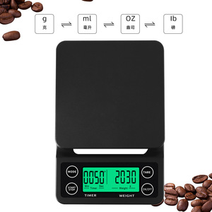 Coffee Scale Digital <b>Timer</b> Weight Measuring Kitchen Baking Hand Drip Coffee Scale Multifunctional High Precision - Product Image 1