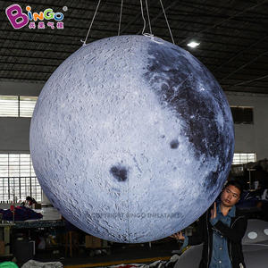 Globos de planetas inflables iluminados con publicidad, Bola de Luna inflable grande, Luna inflable gigante con Led - Product Image 4