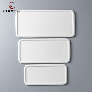 Multi-Size 10/12/14/16 Inch Top Choice Banquet Déjeuner Assiette Rectangle Céramique Restaurant Assiette <span class=keywords><strong>Porcelaine</strong></span> - Product Image 1