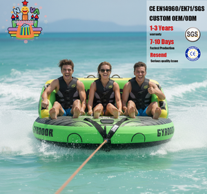 3-persoons Watertrekbare Boot Opblaasbare Bootbuizen Power Water Ski Sport Touwbuis Watersportbord Te Koop - Product Image 1