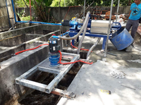 Séparateur solide-liquide de déshydratation de fumier animal équipement d'engrais organique séchage du fumier