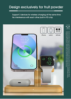 Produits tendance 2025, chargeur sans fil 4 en 1, chargeur sans fil à charge rapide 15 W pour iPhone