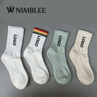 Chaussettes Antidérapantes Personnalisées Custom Grip Socks de Haute Qualité avec Logo Personnalisé