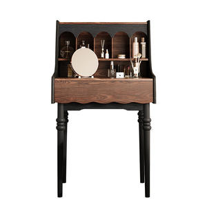 <span class=keywords><strong>Table</strong></span> <span class=keywords><strong>de</strong></span> toilette en bois massif <span class=keywords><strong>de</strong></span> style rétro français avec miroir, coiffeuse <span class=keywords><strong>de</strong></span> style antique <span class=keywords><strong>et</strong></span> tabouret assorti pour la chambre à coucher - Product Image 5