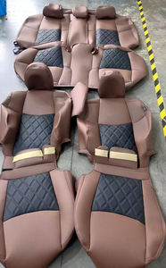 Accessori Auto: Coprisedili in Pelle Sintetica su Misura per <span class=keywords><strong>Infiniti</strong></span> QX80 QX60 QX50 Q51 G37x G35X FX35 Solo 5 Posti - Product Image 3