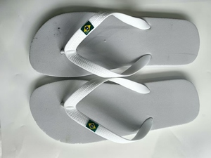 <span class=keywords><strong>Chanclas</strong></span> Unisex con Estampado de Bandera de <span class=keywords><strong>Brasil</strong></span> y Logotipo Personalizado, Sandalias de Playa de Verano con Punta Abierta, Antiolor y Ligeras para Hombre y Mujer, Primavera - Product Image 5