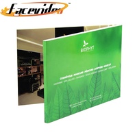 La meilleure marque d'articles promotionnels cadeaux écran lcd promotion carte de vœux vidéo livret