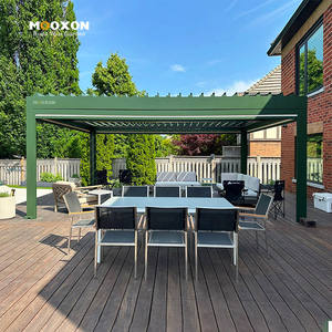 Pergola Mooxon Skypoly in Alluminio Gazebo da Esterno Tetto Motorizzato Pergola <span class=keywords><strong>a</strong></span> Lamelle Orientabili Bioclimatica in Alluminio Sistema in Alluminio - Product Image 3
