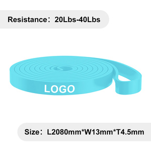 Exercise Resistance <b>Bands</b> Set Custom Colors Latex Fitness <b>Workout</b> Equipment for Fitness Portable with Carry Bag - Product Image 5