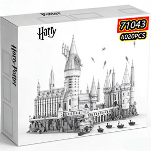 Z 71043 Produit 6020 Ensemble <span class=keywords><strong>de</strong></span> blocs <span class=keywords><strong>de</strong></span> construction Château Magique <span class=keywords><strong>de</strong></span> marque célèbre, grand puzzle <span class=keywords><strong>de</strong></span> collage, jouets en plastique - Product Image 1