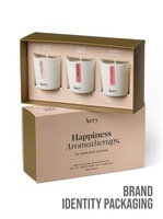 Boîte cadeau en carton rigide personnalisée avec logo Bee Flat Shipping pour kits d'abonnement mensuel