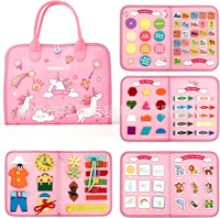 Vente flash - Tableau d'activités Montessori pour enfants de 1 à 4 ans, cadeaux pour garçons et filles, jouets sensoriels pour tout-petits de 1 à 3 ans, jouet éducatif pour l'autisme