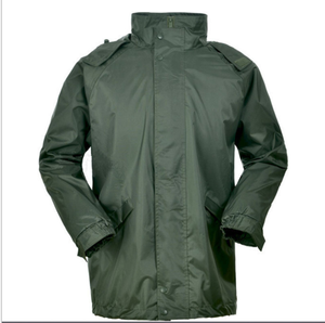 Traje Impermeable Deportivo Verde Uniforme con Cremallera, Transpirable y Portátil, Chaqueta y Pantalones de Rescate de Emergencia Verde Oliva - Product Image 1