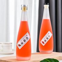 Voedselveilige gerecyclede 375ml/500ml kurk-/schroefdop super flint glazen dranken-/sap-/water-/likeurfles 100 stuks minimale bestelhoeveelheid voor likeurvoorraad