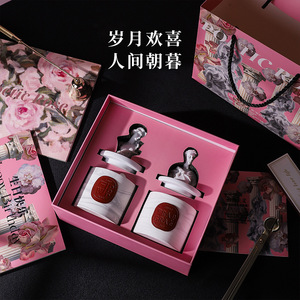 Cofanetto Regalo con Candela Aromaterapica Artigianale e Statuetta, Ornamenti di Alto Valore per Matrimoni, Compleanni, Camera da Letto, Migliori Amici - Product Image 4