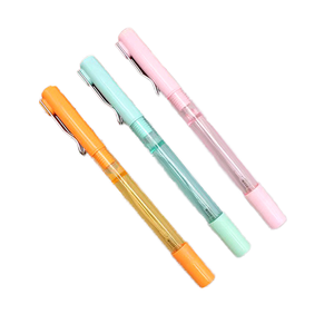 XH модель 1168 индивидуальные студенческие канцелярские принадлежности 0,5 мм гелевые ручки черные Углеродные чернила на водной основе фирменные ручки - Product Image 1