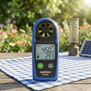 Moniteur d'environnement à flux d'air portable avec affichage de la température du vent froid pour le golf, les drones, la navigation et les travaux CVC - Product Image 4